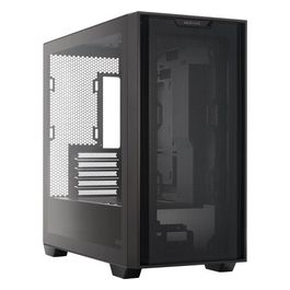 Asus A21 Case micro-ATX, Radiatori fino a 360 mm, Schede Grafiche fino a 380 mm, Raffreddamento efficace, Cable Management, Chassis Nero