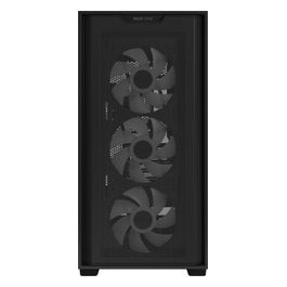 A21 PLUS TG ARGB BLACK Case Micro-ATX Supporta Schede Madri con Connettori Nascosti Radiatori da 360 mm e Schede Grafiche da 380 mm 4 Ventole ARGB Preinstallate Nero