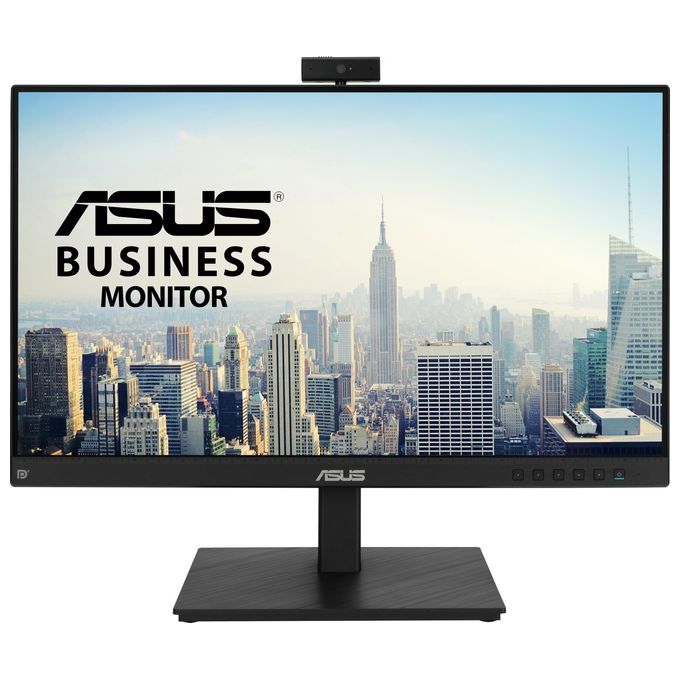 ASUS BE24EQSK Video Conferencing Monitor 23,8'' Full HD IPS Frameless, Webcam Full HD, Mic Array, Stereo Speakers, Design Ergonomico,HDMI,Eye Care,Filtro Luce Blu,Flicker Free,Montabile a parete