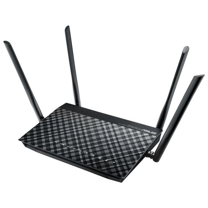 ASUS DSL-AC55U AC1200 Dual-Band Wi-Fi Gigabit Modem Router ADSL/VDSL, 4 Antenne Esterne