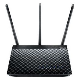 ASUS DSL-AC750 Modem Router Wireless, 2,4/5GHz, Dual Band 802.11, ADSL e VDSL a 100 MBps, 3 Antenne Esterne, Velocità AC750