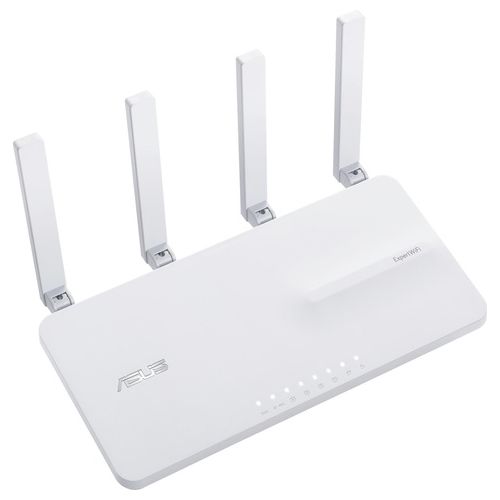 ASUS ExpertWiFi EBR63 AX30000 Router Business Dual-band WIFI, SDN, VLAN, Dual WAN, VPN, Guest Portal, Free WiFi, AiProtection Pro, Bianco