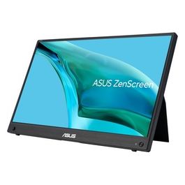 Monitor ZenScreen MB16AHG Monitor Portatile 16” pollici (156) FHD (1920 x 1080) IPS 144Hz USB-C Mini-HDMI Freesync Premium attacco per treppiede Filtro Luci Blu Anti-sfarfallio Nero
