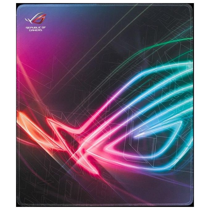 ASUS ROG Strix Edge Tappetino Mouse Gaming Multicolore, 400 x 450 x 2 mm