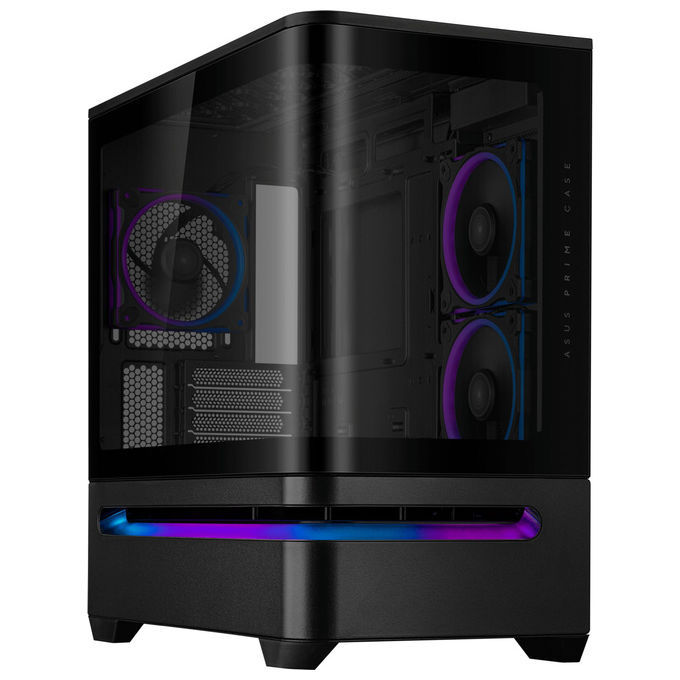 Asus Prime AP202 Nero Case mATX con USB-C e Ventole ARGB