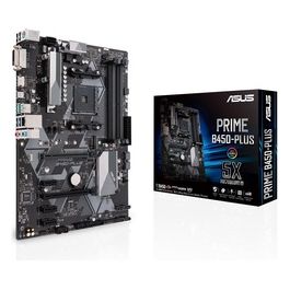 ASUS Prime B450-Plus Scheda Madre Lga Am4 b450 4xDdr4 Dc-3200o.c. 1xPcie 3.0x16 Vga 6xSata3 Raid M.2 Gblan Usb3.1 ATX