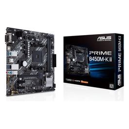 PRIME B450M-K II, Scheda madre micro ATX AMD B450 (Ryzen AM4) con supporto M.2, HDMI/DVI-D/D-Sub, SATA 6 Gbps, 1 Gb Ethernet, USB 3.2 Gen 1 Type-A, BIOS FlashBack