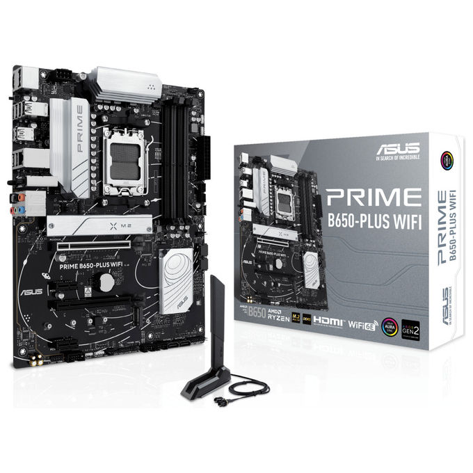 ASUS PRIME B650 PLUS Scheda Madre ATX Socket AM5 DDR5 Wi-Fi per AMD Ryzen