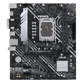 ASUS PRIME B660M-K D4 Scheda Madre mATX, Intel B660, LGA1700, DDR4, PCI 4.0, LAN Realtek 1Gb, Realtek 7.1 Surround, 2xM.2, 4xSATA 6GB/s, USB 3.2 Gen 1, Armoury Crate, Nero