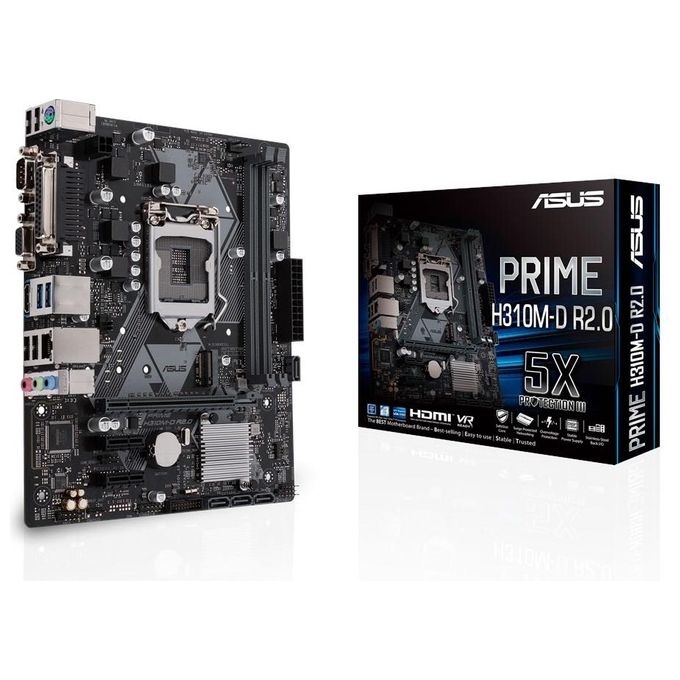 ASUS PRIME H310M-D R2.0 Scheda Madre LGA 1151 Presa H4 Intel H310 Micro ATX