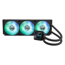 Prime LC 360 ARGB Dissipatore a Liquido All-In-One Tre Ventole con Led ARGB e Illuminazione Aura 40cm di Tubi Compatible con Diverse Schede Madri Intel e AMD Nero