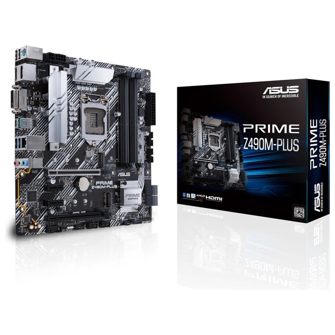 Asus PRIME Z490M-PLUS Scheda Madre Lga 1200 Micro Atx Intel Z490