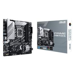 PRIME Z790M-PLUS D4 Scheda Madre Gaming mATX Intel Z790 LGA1700 DDR4 PCI 5.0 Intel 1Gb Ethernet Realtek 7.1 3xM.2 4xSATA 6GB/s Aura Sync RGB Nero