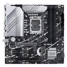 PRIME Z790M-PLUS D4 Scheda Madre Gaming mATX Intel Z790 LGA1700 DDR4 PCI 5.0 Intel 1Gb Ethernet Realtek 7.1 3xM.2 4xSATA 6GB/s Aura Sync RGB Nero