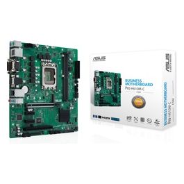PRO H610M-C CSM Scheda Madre mATX, Intel H610, LGA1700, DDR5, PCI 5.0, LAN Intel 1Gb, Realtek 7.1 Surround, 1xM.2, 4xSATA 6GB/s, USB 3.2 Gen 2, Control Center Express, Nero