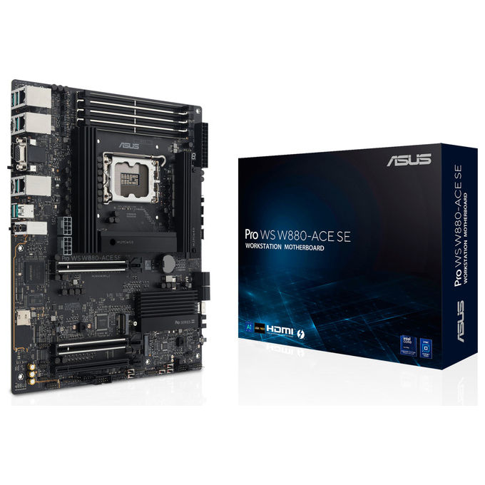 Asus Pro WS W880-ACE SE Scheda Madre Workstation ATX Intel LGA 1851 DDR5