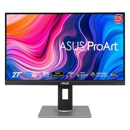 ProArt Display PA278QV Professional Monitor, 27'' IPS, WQHD (2560 x 1440), 100% sRGB, 100% Rec. 709, Calman Verified, ProArt Preset, ProArt Palette, Stand Ergonomico