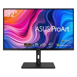 ProArt PA328CGV Monitor Professionale 32”, WQHD (2560x1440), USB-C, IPS, 165Hz, 100percento sRGB/Rec.709, Precisione colore DeltaE < 2, VESA DisplayHDR 600, FreeSync Premium Pro, Regolabile, Nero