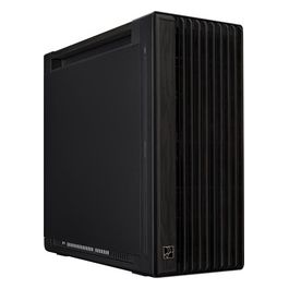 PROART PA602 Wood PWM BLACK Case Gaming E-ATX in Metallo Supporto per Dissipatore da 420 mm Ventole da 140 mm e 200 mm Rilevatore di Polvere IR Presa d'aria Laterale Nero