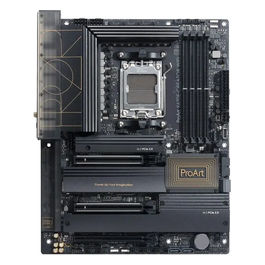 ProArt X670E-CREATOR WIFI, Scheda Madre ATX, AMD X670, AMD AM5, DDR5, PCI 5.0, Intel 2.5Gb e Marvell AQtion 10Gb Ethernet, WiFi 6E (802.11ax), Realtek 7.1 Surround, 3xM.2, 6xSATA 6GB/s, Nero