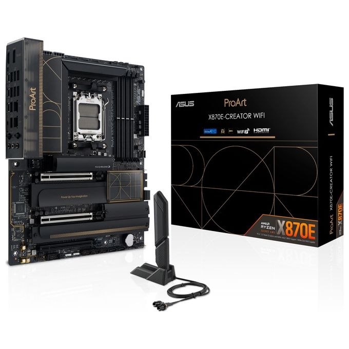 Asus ProArt X870E-CREATOR WIFI AMD X870E Presa di Corrente AM5 ATX