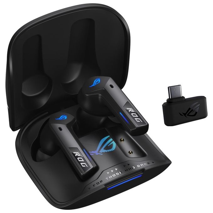 Asus 90YH03Y0-BTUA00 ROG Cetra Auricolari Gaming True Wireless TWS In-ear ANC Bluetooth 5.3 2.4 GHz 46 ore autonomia colore Nero