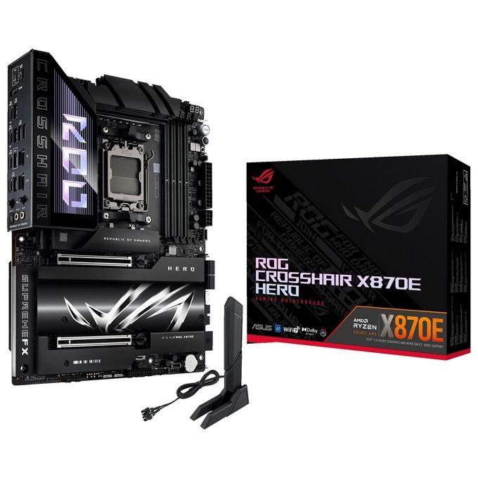 ASUS ROG CROSSHAIR X870E HERO AMD X870E Presa di Corrente AM5 ATX
