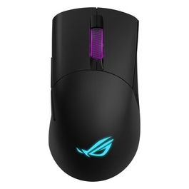 ROG Keris Wireless Mouse Gaming Tripla Connessione Cavo/Wireless/Bluetooth, Sensore Ottico 16.000 DPI, Aura Sync RGB, Socket Switch Push-Fit, Pulsanti Laterali Intercambiabili, Nero