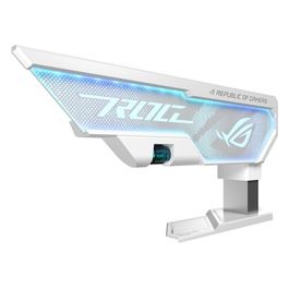 ROG Herculx Supporto per Scheda Grafica Montaggio Senza Attrezzi Comoda Livella Integrata Struttura in Lega Di Zinco Altezza Regolabile da 72 a 128mm Aura Sync Bianco