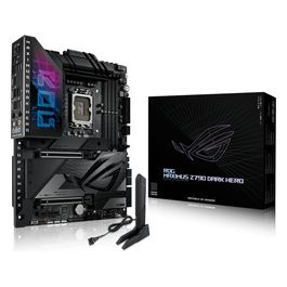 ROG MAXIMUS Z790 DARK HERO Scheda madre Intel LGA 1700 ATX DDR5 Intel Wi-Fi 7 5 slot M.2 PCIe 5.0 NVMe SSD 2 Thunderbolt 4 USB Type-C AI Overclocking Cooling II Networking Aura Sync RGB