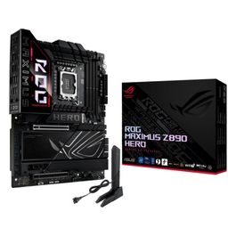 ROG Maximus Z890 Hero Scheda Madre Intel ATX 22122 Fasi di Alimentazione Slot DDR5 PCIe 5.0 GPD di Nuova Generazione 6 Slot M.2 WiFi 7 AI Overclocking Slot PCIe Q-Release Slim