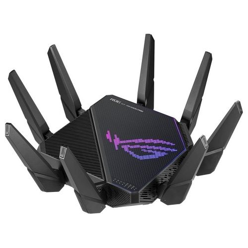 ASUS ROG Rapture GT-AX11000 PRO, Router estendibile con Mobile Tethering, alternativa ai Router 4G 5G Gaming, Tri Band, WiFi 6, 2.5G e 10G Ethernet, VPN Fusion, Sicurezza di Rete