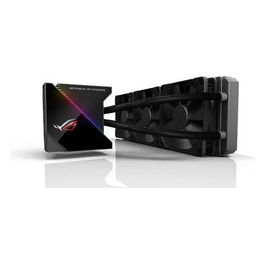 ROG RYUJIN 360 Sistema di Raffreddamento per CPU All-In-One Liquid, Display OLED, Aura Sync RGB, Noctua Ippc 2000 Pwm, 3 Ventole di Raffreddamento da 120 mm, Nero