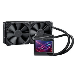 ROG RYUJIN II 240 Dissipatore a Liquido All-In-One, Due Ventole Noctua da 120mm, Display LCD, AIO Fan Controller, LGA 1700|1200|1150|1151|1152|1155|1156|2011|2066 e AMD AM4|TR4|sTRX4, Nero