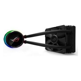 ASUS ROG RYUO 120 Sistema di Raffreddamento per CPU All-In-One Liquid, Display OLED, Aura Sync RGB, 1 Ventola di Raffreddamento da 120 mm, Nero