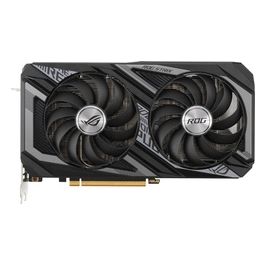 ROG Strix AMD Radeon RX 6600 XT OC Edition Scheda Grafica AMD RDNA 2 PCIe 4.0 8GB GDDR6 HDMI 2.1 DisplayPort 1.4a Ventole Axial Tech Super Alloy Power II GPU Tweak II Nero