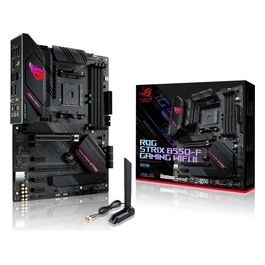 ROG Strix B550-F Gaming WiFi II Scheda Madre Gaming ATX, AMD B550, Socket AM4, DDR4, PCI 4.0, LAN Intel 2.5Gb, WiFi 6E (802.11ax), 2xM.2, 6xSATA 6GB/s, 2xUSB 3.2 Gen 2, Aura Sync RGB, Nero