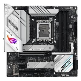 ROG STRIX B760-G GAMING WIFI D4 Scheda madre Intel® B760 LGA 1700 mATX PCIe 5.0 x16 SafeSlot 2 slot PCIe 4.0 M.2 WiFi 6E 2.5G Ethernet USB 3.2 Gen 2x2 Type-C® Aura Sync RGB Bianco