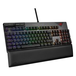 ASUS ROG Strix Flare II, Tastiera Gaming USB, Meccanica, Switch Sostituibili, ROG NX Rossi, ROG Switch Stabilizer, Polling 8000Hz, Tasti in ABS, RGB, Layout Italia, Poggiapolsi Staccabile, Nero