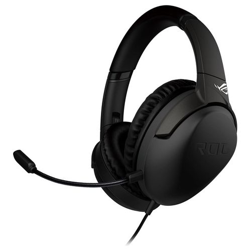 Asus ROG Strix Go Wired Gaming Headset (AI Noise-Canceling Mic, Discord Certified Mic, 40mm Drivers, Hi-Res Audio, USB-C, Lightweight, For PC, Mac, Switch, PS4, PS5 and Mobile Devices)- Black