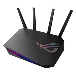 ASUS ROG Strix GS-AX5400 Dual Band Wifi 6 Router Gaming estendibile con Mobile Tethering, alternativa ai Router 4G 5G Gaming, VPN Fusion, AiProtection Pro, Adaptive QoS, Compatibile PS5, Aura RGB