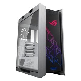 GX601 ROG Strix Helios White Edition Case Gaming ATX e EATX Mid Tower Vetro Temperato Fumè su Tre Lati Illuminazione Aura Sync RGB Telaio in Alluminio Maniglie per il Trasporto USB 3.1 Bianco