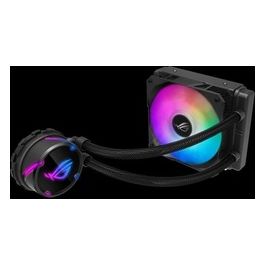 ASUS ROG STRIX LC 120 RGB Cooler CPU All-in-One ROG con Illuminazione Addressable RGB, Aura Sync, Rivestimento Pompa NCVM e Ventola del Radiatore ROG 120 mm