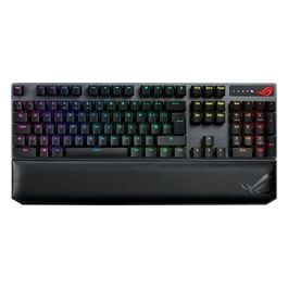 ROG Strix Scope NX Deluxe Wireless Tastiera Gaming Meccanica Switch ROG NX Rossi Tasti in ABS Tasto CTRL Allargato Macro Tasto Stealth Aura Sync Layout Italia Poggiapolsi Nero
