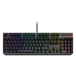 ASUS ROG Strix Scope RX Tastiera Meccanica USB, Switch Ottici Meccanici ROG RX Rossi, Resistente all'Acqua e alla polvere IP56, Porta USB, Xccurate CTRL, Tasto Stealth, Macro, Layout Italia, Nero