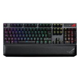 ASUS ROG Strix Scope NX Deluxe Wireless Tastiera Gaming Meccanica Switch ROG NX Rossi Tasti in ABS Tasto CTRL Allargato Macro Tasto Stealth Aura Sync Layout Italia Poggiapolsi Nero