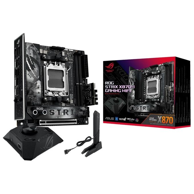 Asus ROG STRIX X870-I GAMING WIFI AMD X870 Presa di Corrente AM5 mini ITX