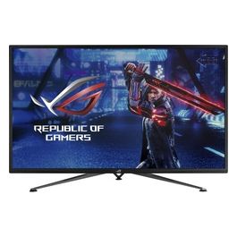 ROG Strix XG43UQ, Monitor Gaming 43", 4K UHD (3840x2160), 144Hz, Tempo di Risposta 1ms, AMD Freesync 2 HDR, HDMI 2.1, Antiriflesso, Gameplus, DisplayHDR 1000, DCI-P3 90%, Telecomando, Nero