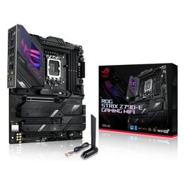 ROG STRIX Z790-E GAMING WIFI D4 Scheda Madre Gaming ATX Intel Z790 LGA1700 DDR5 PCI 5.0 WiFi 6E (802.11ax) Intel 2.5Gb Ethernet ROG SupremeFX 7.1 5xM.2 4xSATA 6GB/s Aura Sync RGB Nero