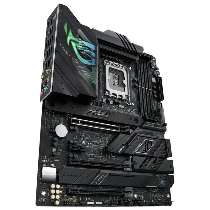 Image of ASUS ROG STRIX Z790-F GAMING WIFI D4 Scheda Madre Gaming ATX Intel Z790 LGA1700 DDR5 PCI 5.0 WiFi 6E (802.11ax) Intel 2.5Gb Ethernet ROG SupremeFX 7.1 4xM.2 4xSATA 6GB-s Aura Sync RGB Nero